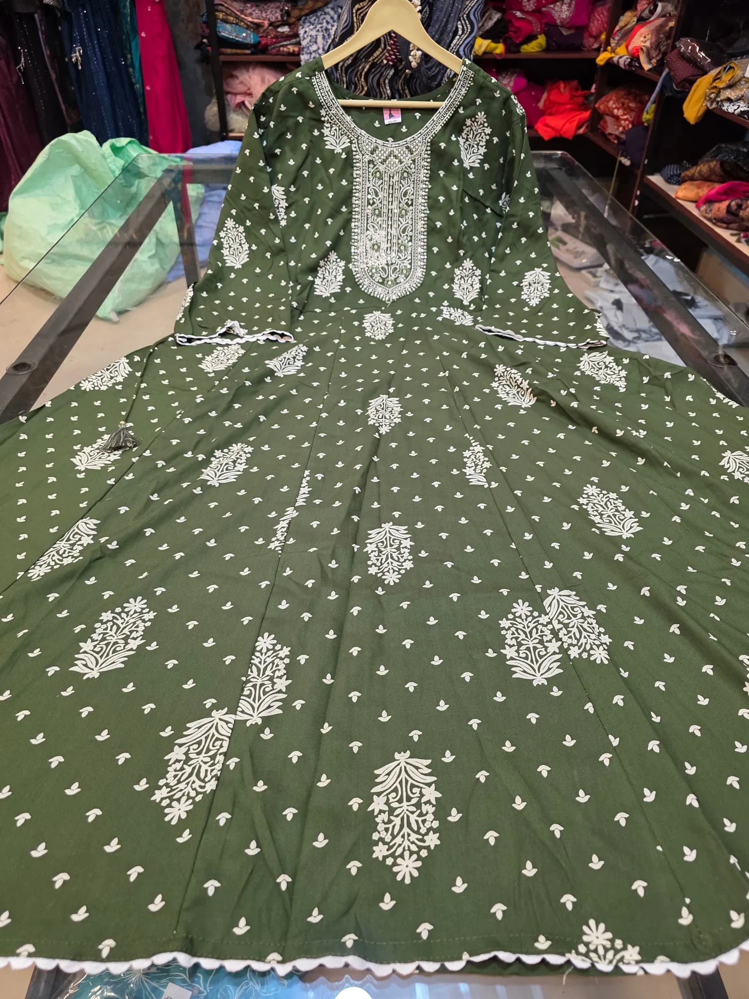 Plus Size Regular Wear Anarkali Kurtis 24(3XL) - Image 1