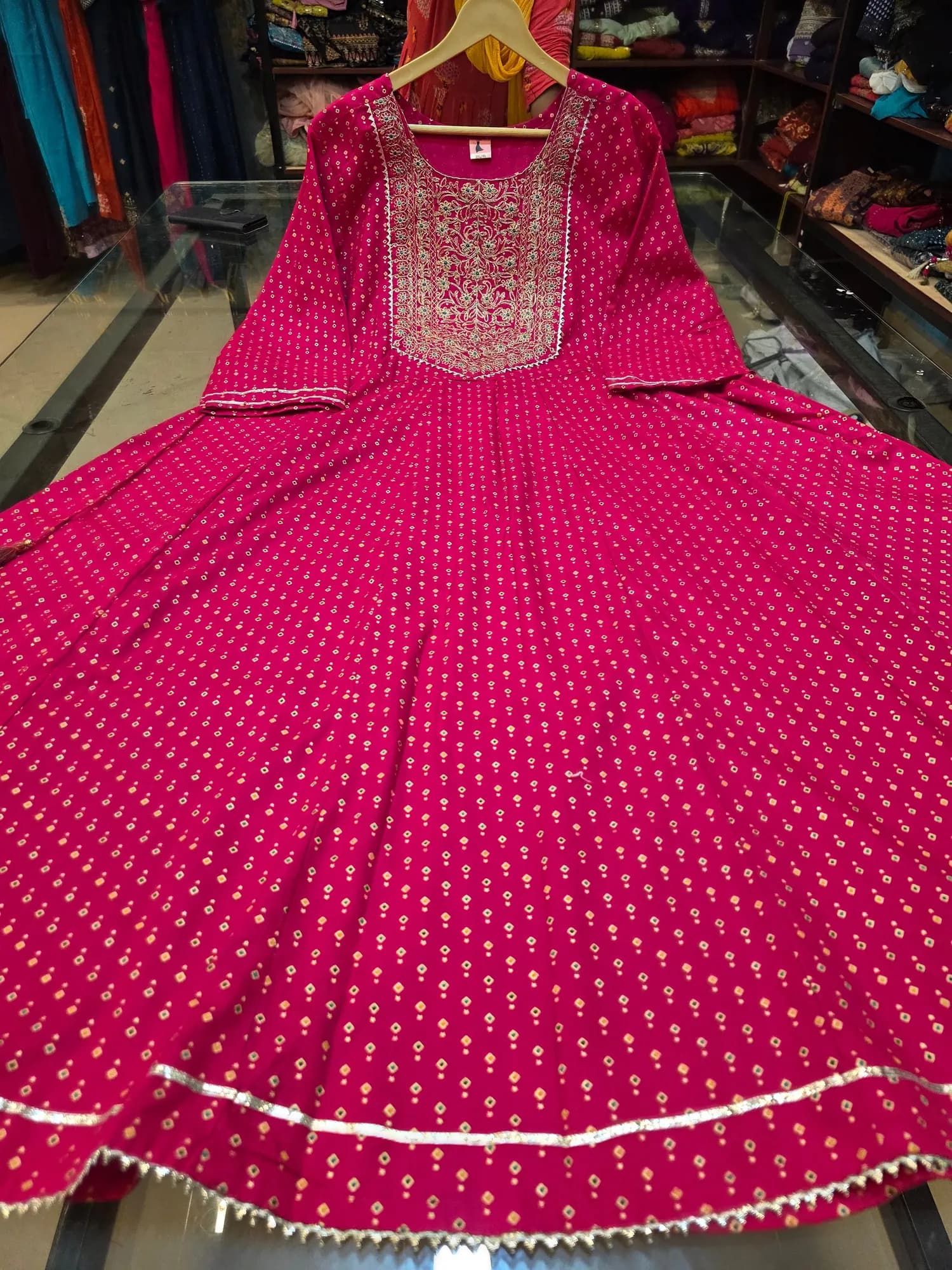 Plus Size Party Wear Anarkali Kurtis 28(3XL) - Image 1