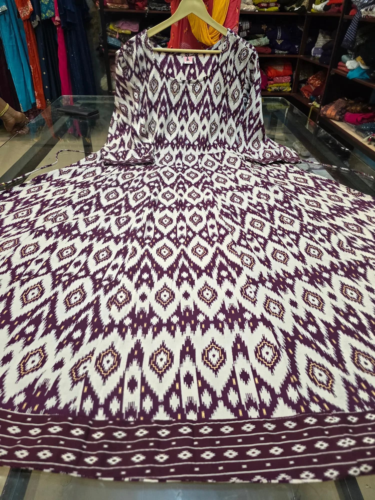 Plus Size Regular Wear Anarkali Kurtis 09(3XL) - Image 1