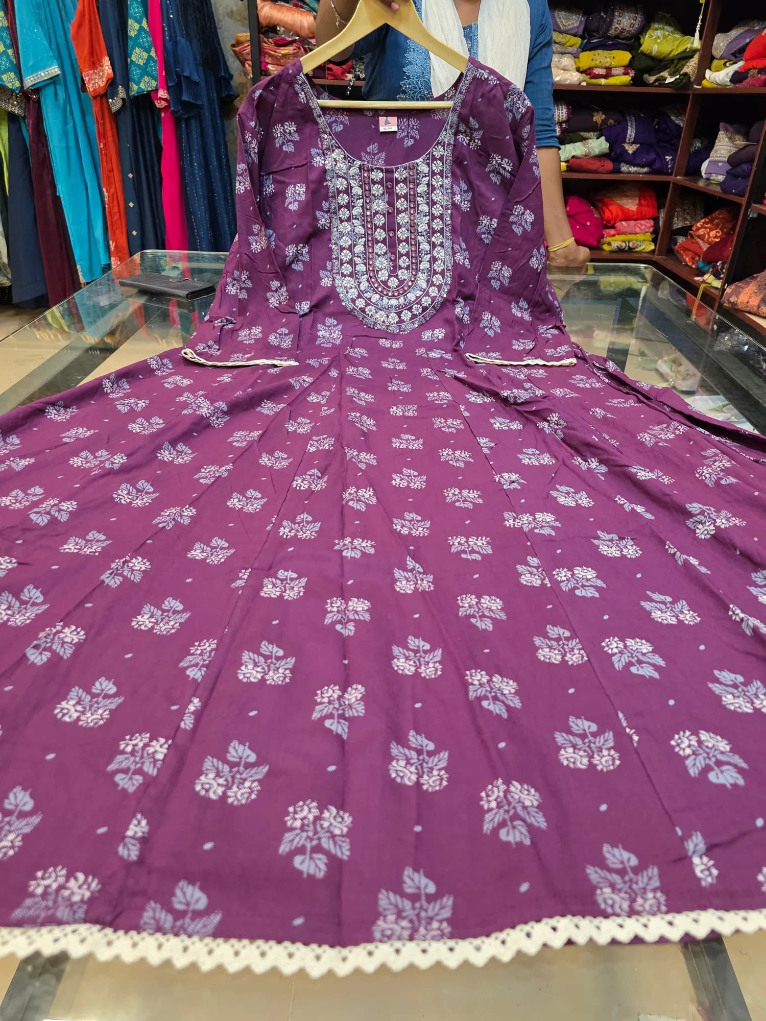 Plus Size Regular Wear Anarkali Kurtis 11(3XL) - Image 1