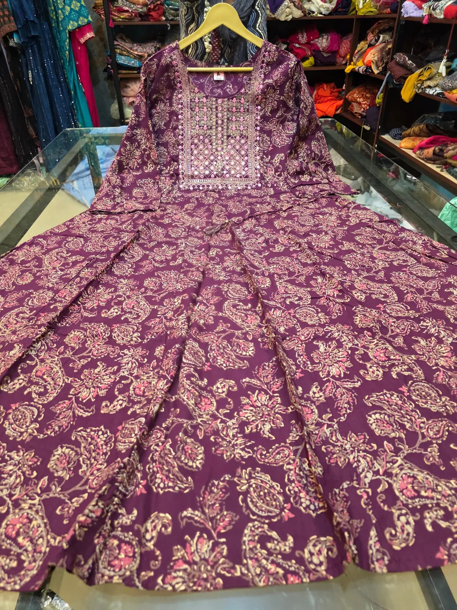 Plus Size Regular Wear Anarkali Kurtis 19(3XL) - Image 1