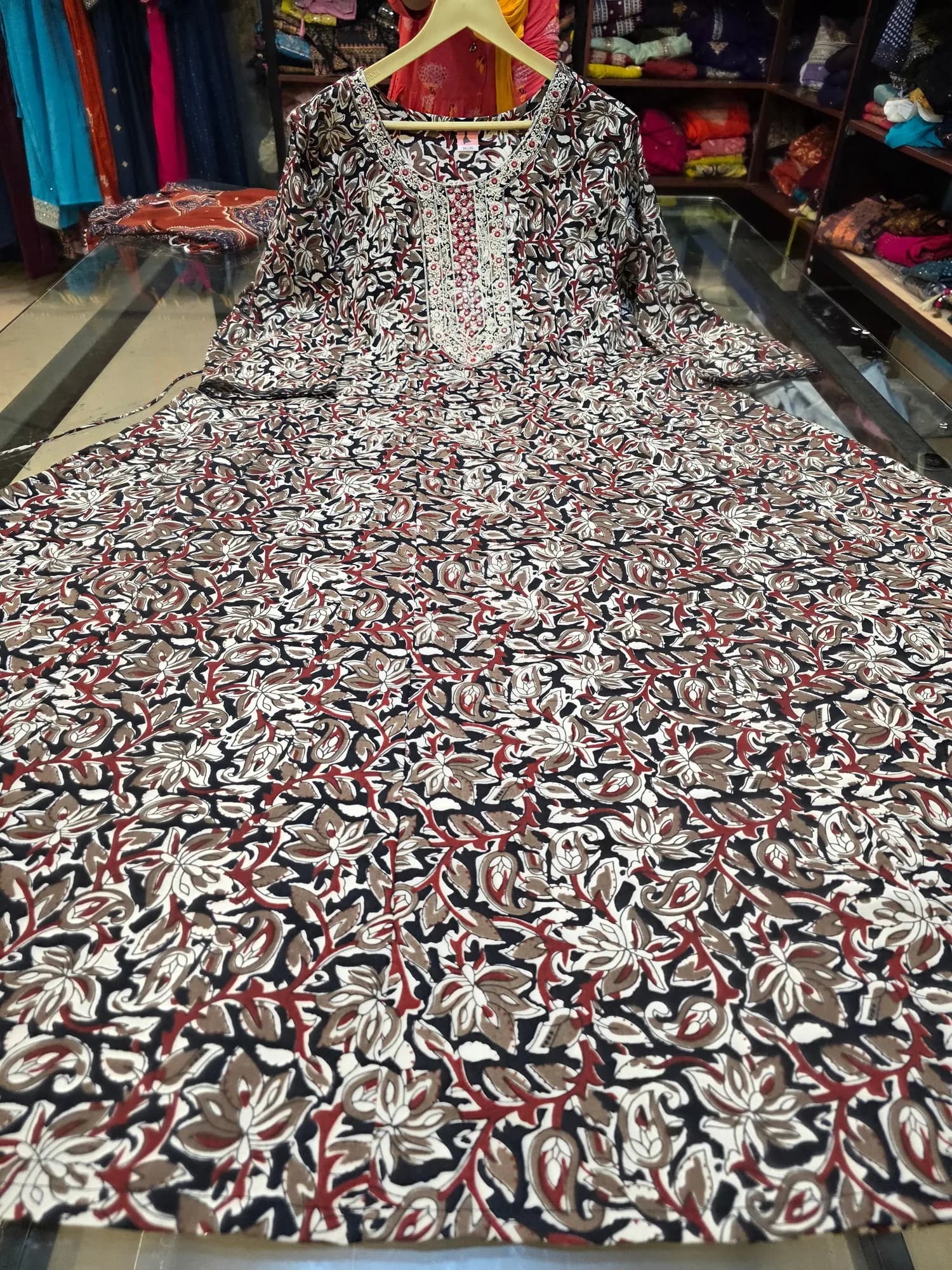 Plus Size Regular Wear Anarkali Kurtis 05(3XL) - Image 1